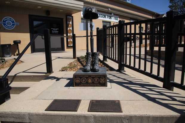 AMERICAN LEGION POST 166 BATTLEFIELD CROSS MEMORIAL