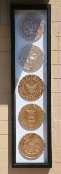 AMERICAN LEGION POST 166 MEMORIAL MEDALLIONS