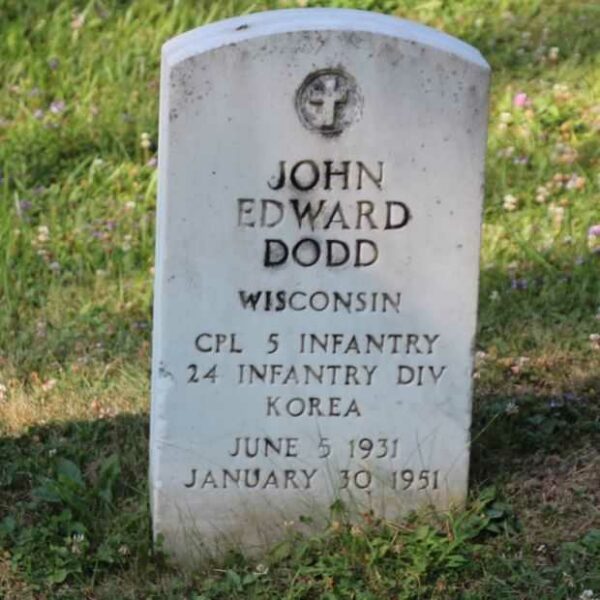 JOHN EDWARD DODD MEMORIAL CEMETERY STONE