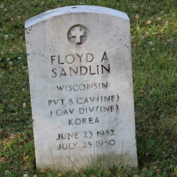 FLOYD A SANDLIN MEMORIAL CEMETERY STONE