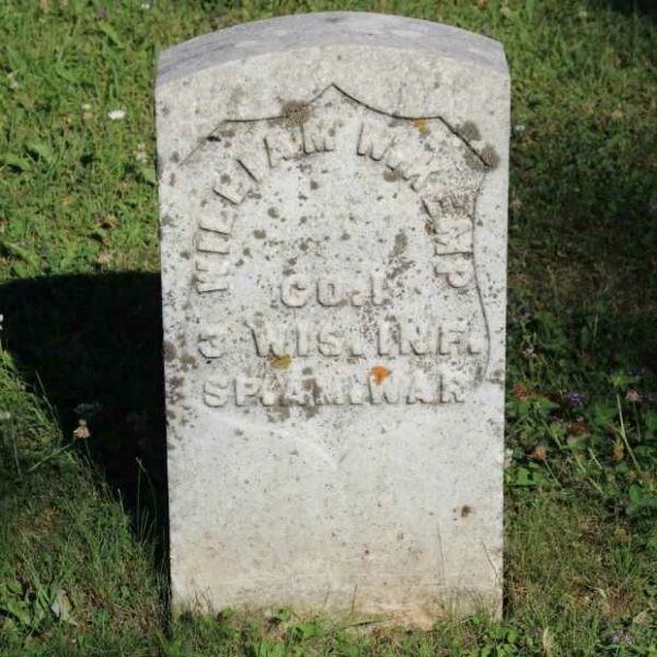 WILLIAM WIKEMP MEMORIAL CEMETERY STONE