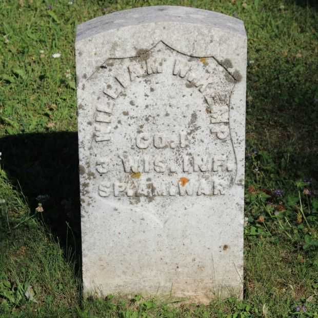 WILLIAM WIKEMP MEMORIAL CEMETERY STONE