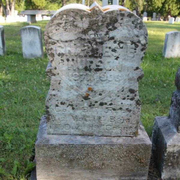 CHARLES E HUDSON MEMORIAL CEMETERY STONE