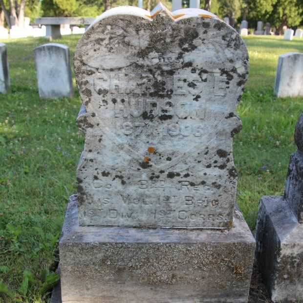CHARLES E HUDSON MEMORIAL CEMETERY STONE