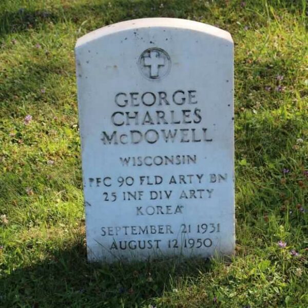 GEORGE CHARLES MCDOWELL MEMORIAL CEMETERY STONE