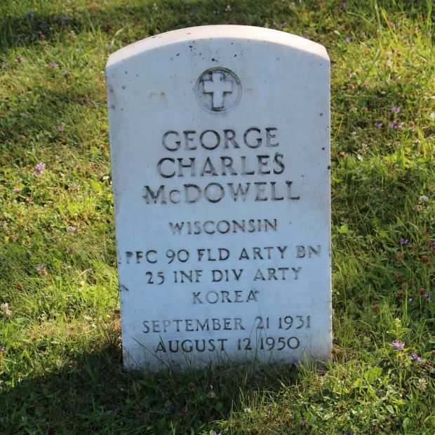 GEORGE CHARLES MCDOWELL MEMORIAL CEMETERY STONE