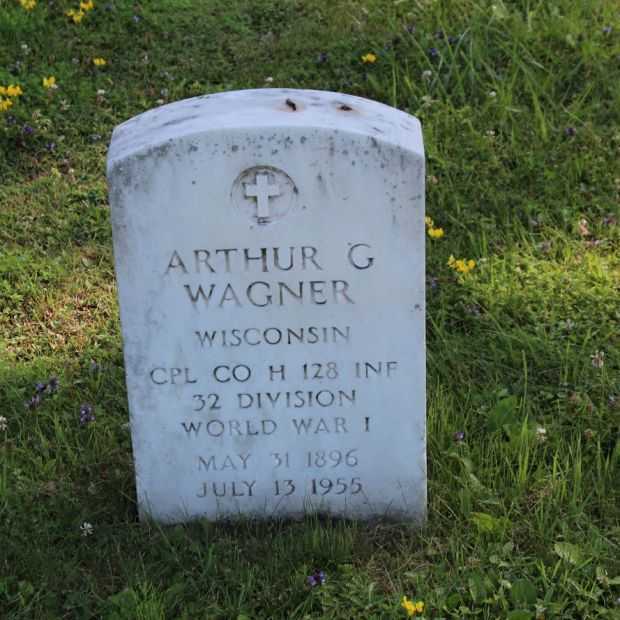 ARTHUR G WAGNER MEMORIAL CEMETERY STONE