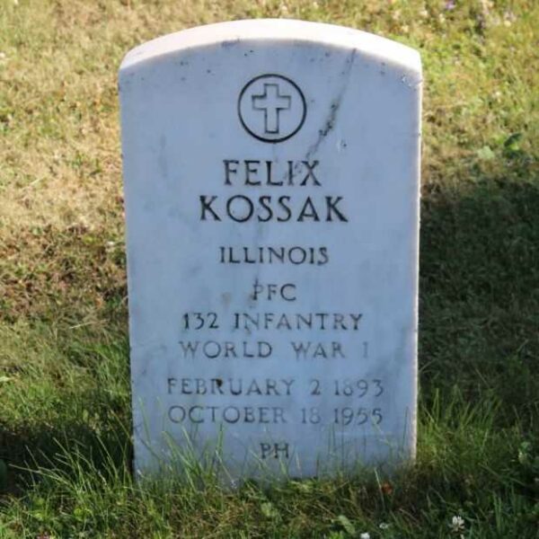 FELIX KOSSAK MEMORIAL CEMETERY STONE