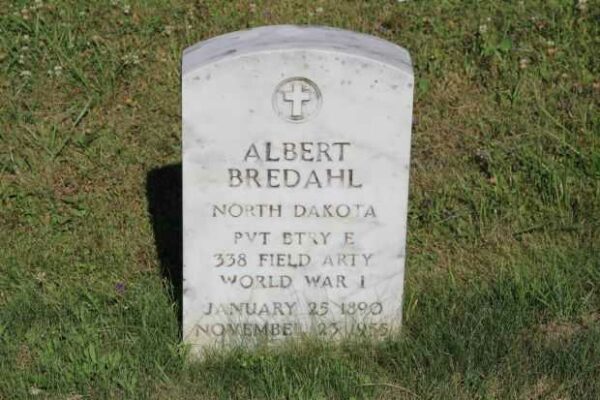 ALBERT BREDAHL MEMORIAL CEMETERY STONE