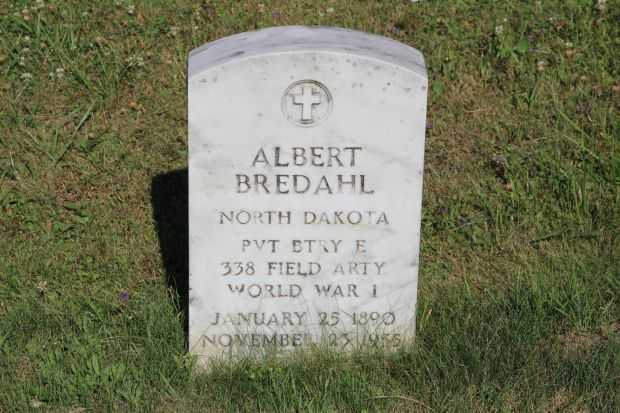 ALBERT BREDAHL MEMORIAL CEMETERY STONE