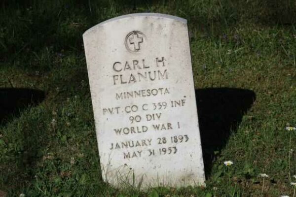 CARL H FLANUM MEMORIAL CEMETERY STONE