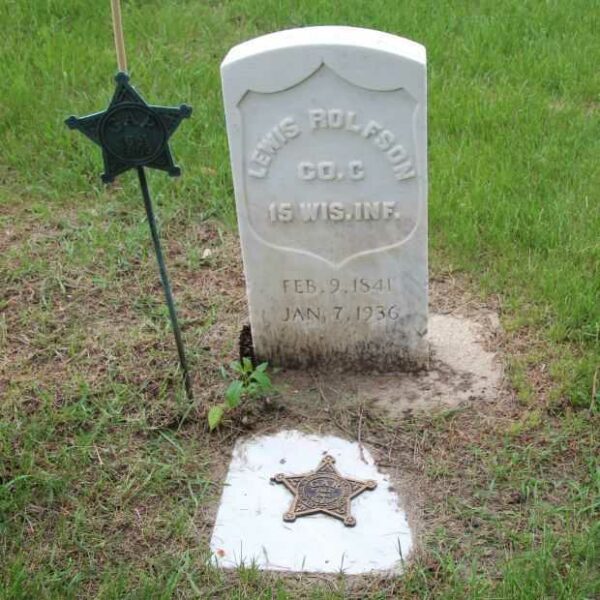 LAST UNION VETERANS BURIED IN RACINE COUNTY MEMORIAL CEMETERY STONE