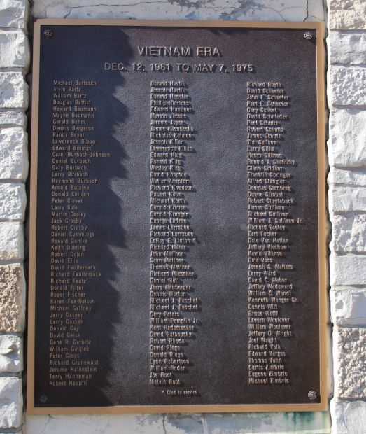 WATERLOO VETERANS HONOR ROLL MEMORIAL PLAQUE D