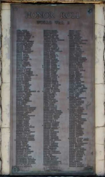 WATERLOO VETERANS HONOR ROLL MEMORIAL PLAQUE B