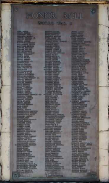 WATERLOO VETERANS HONOR ROLL MEMORIAL PLAQUE B