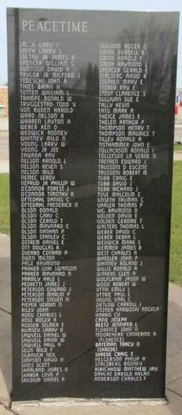 VIROQUA AREA VETERANS MEMORIAL PANEL FF