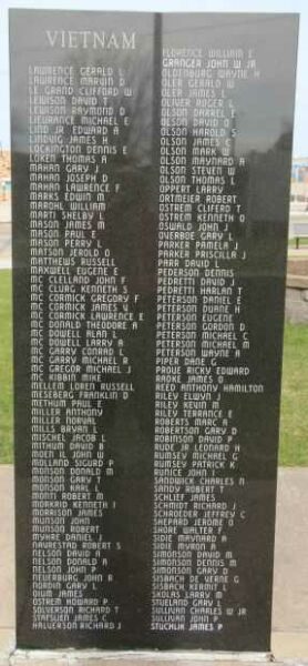 VIROQUA AREA VETERANS MEMORIAL PANEL Z