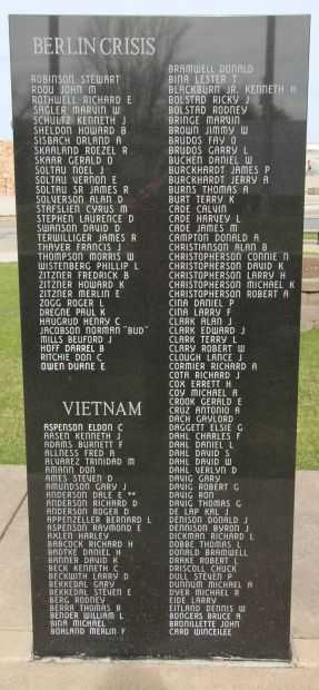 VIROQUA AREA VETERANS MEMORIAL PANEL X