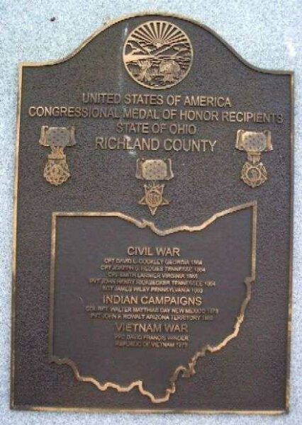 RICHLAND COUNTY MEDAL OF HONOR MEMORIAL