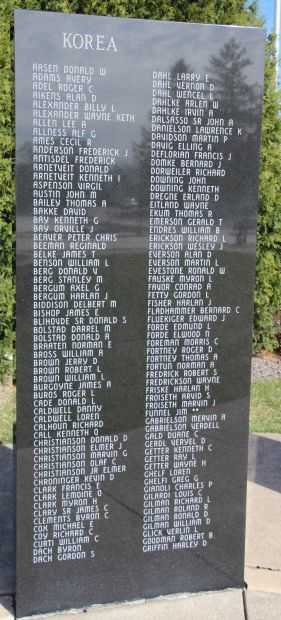 VIROQUA AREA VETERANS MEMORIAL PANEL T