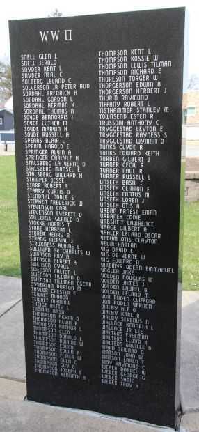 VIROQUA AREA VETERANS MEMORIAL PANEL R