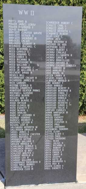 VIROQUA AREA VETERANS MEMORIAL PANEL Q