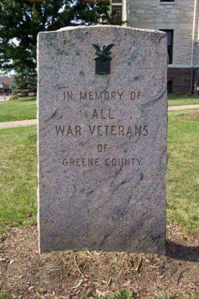GREENE COUNTY WAR VETERANS MEMORIAL