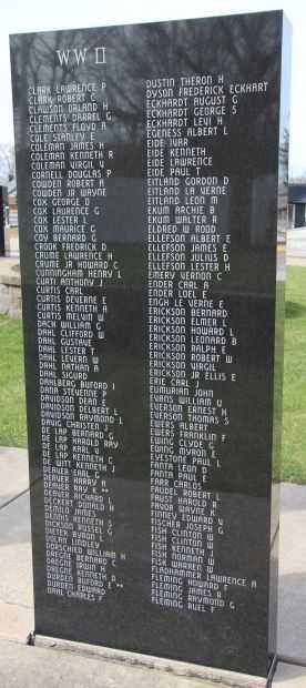 VIROQUA AREA VETERANS MEMORIAL PANEL M