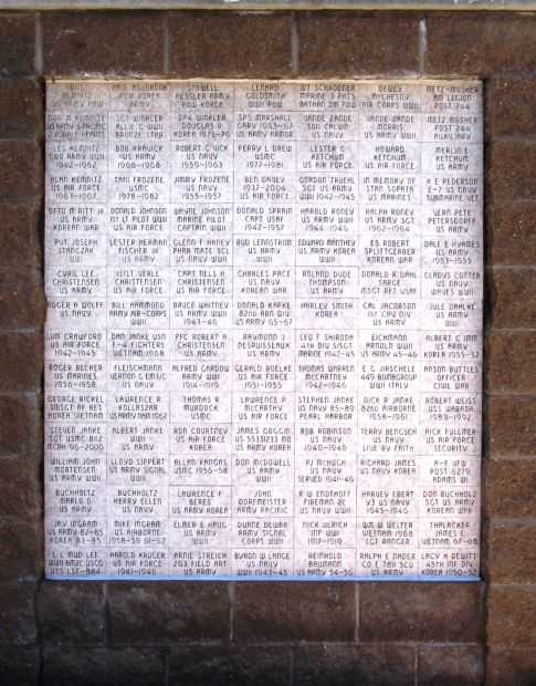 WESTFIELD AREA VETERANS MEMORIAL WALL D