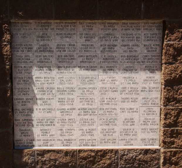 WESTFIELD AREA VETERANS MEMORIAL WALL C