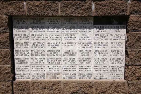 WESTFIELD AREA VETERANS MEMORIAL WALL A