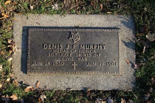 DENIS J F MURPHY MEDAL OF HONOR MEMORIAL GRAVE STONE