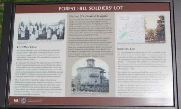 FOREST HILL SOLDIERS’ LOT MEMORIAL CEMETERY PLAQUE A