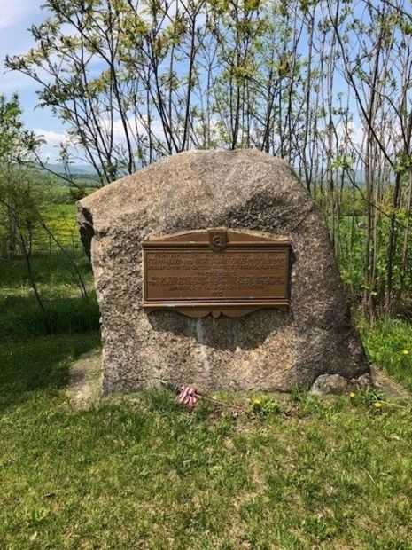 ETHAN ALLEN WITH EIGHTY-THREE GREEN MOUNTAIN BOYS WAR MEMORIAL