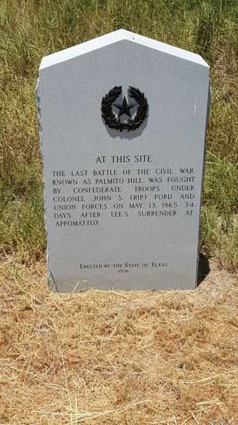 THE LAST BATTLE OF THE CIVIL WAR MEMORIAL