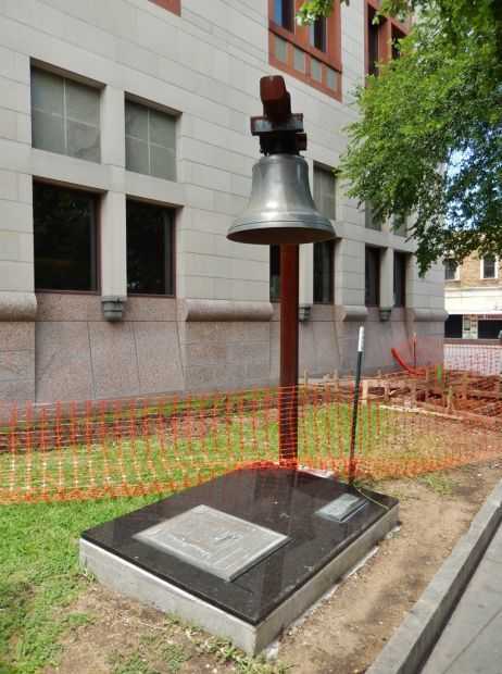 STILL ON PATROL AND U.S.S. SAN JACINTO BELL MEMORIAL