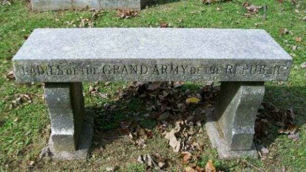 LADIES OF THE GRAND ARMY OF THE REPUBLIC MEMORIAL BENCH