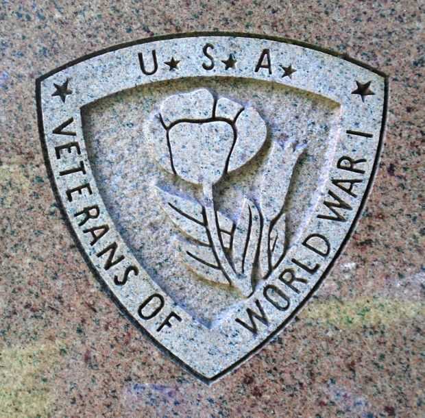 HAZLETON AREA WORLD WAR MEMORIAL STONE CARVING A
