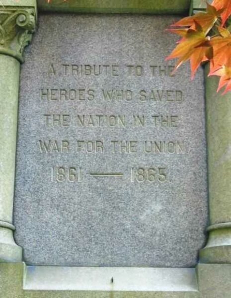 HAZLETON CIVIL WAR MEMORIAL STONE C