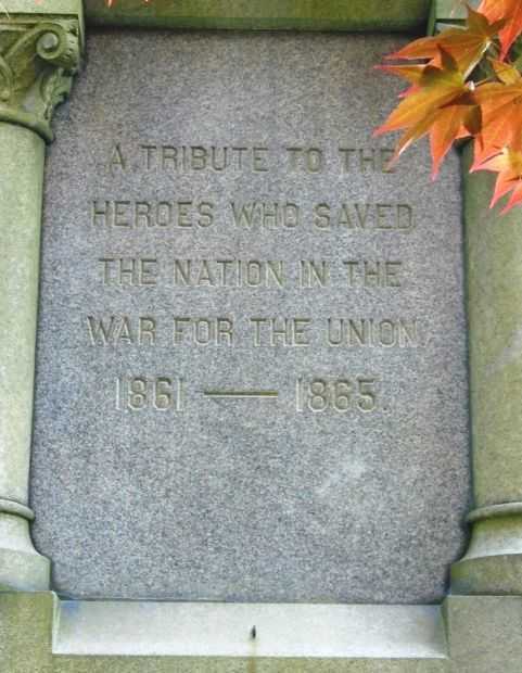HAZLETON CIVIL WAR MEMORIAL STONE C