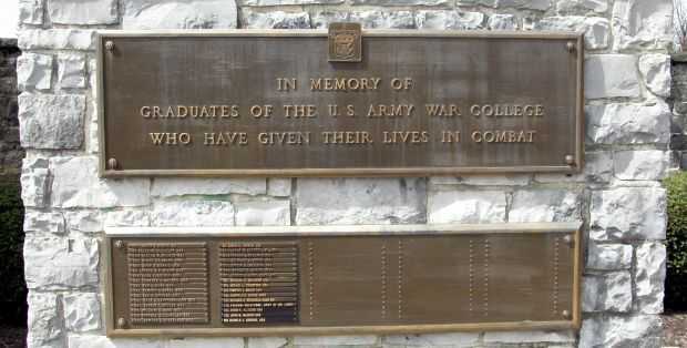 U S ARMY WAR COLLEGE ALUMNI MEMORIAL GARDEN PLAQUES