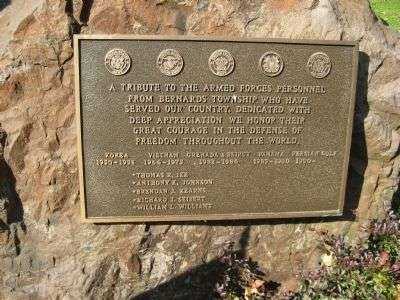 BERNARDS TOWNSHIP VETERANS MEMORIAL