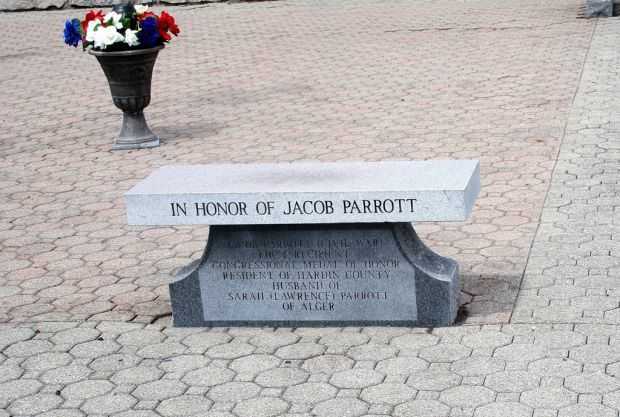 ALGER MARION TWP. VETERANS MEMORIAL BENCH B