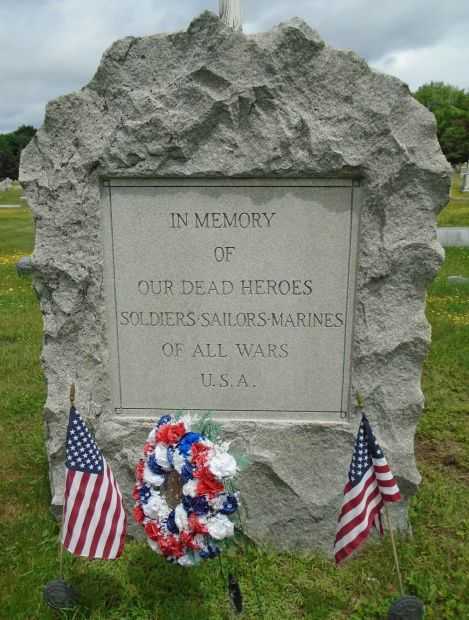 MOUNT HOPE PLAINS CEMETERY WAR VETERANS MEMORIAL DEDICATION STONE