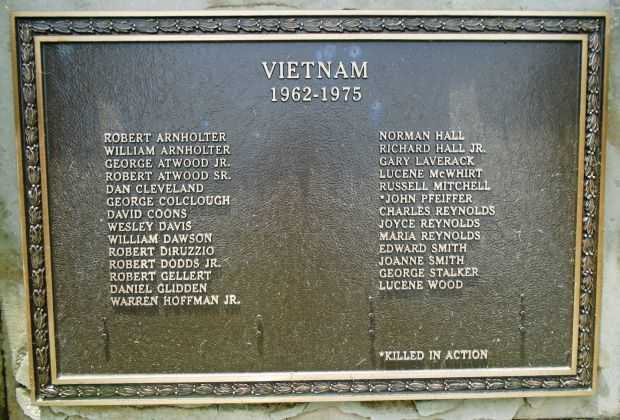 THE VETERANS MEMORIAL GARDEN OF HILLSDALE PLAQUE E