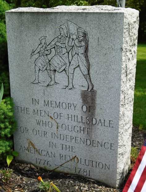 HILLSDALE AMERICAN REVOLUTION MEMORIAL