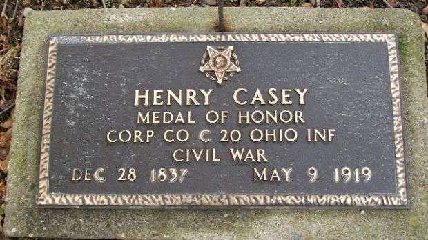 HENRY CASEY MEDAL OF HONOR GRAVESTONE