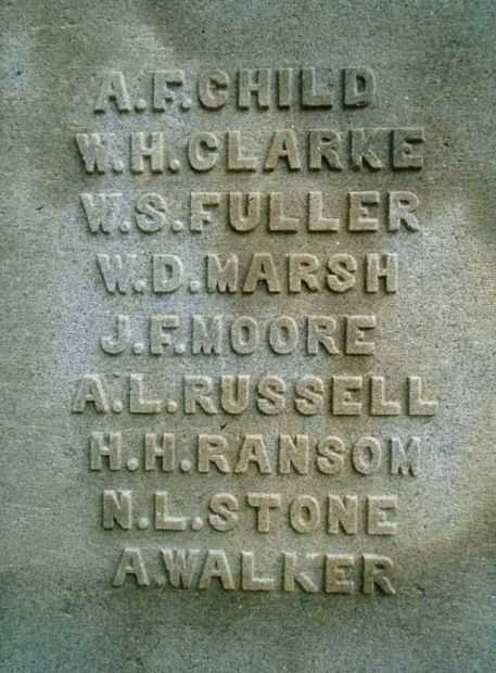 STURBRIDGE SOLDIER’S MONUMENT STONE D