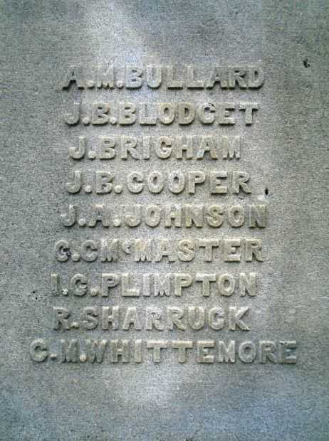 STURBRIDGE SOLDIER’S MONUMENT STONE B