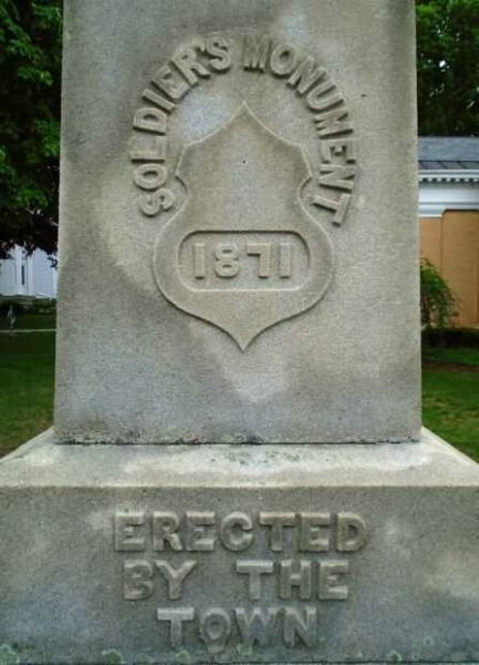 STURBRIDGE SOLDIER’S MONUMENT STONE A